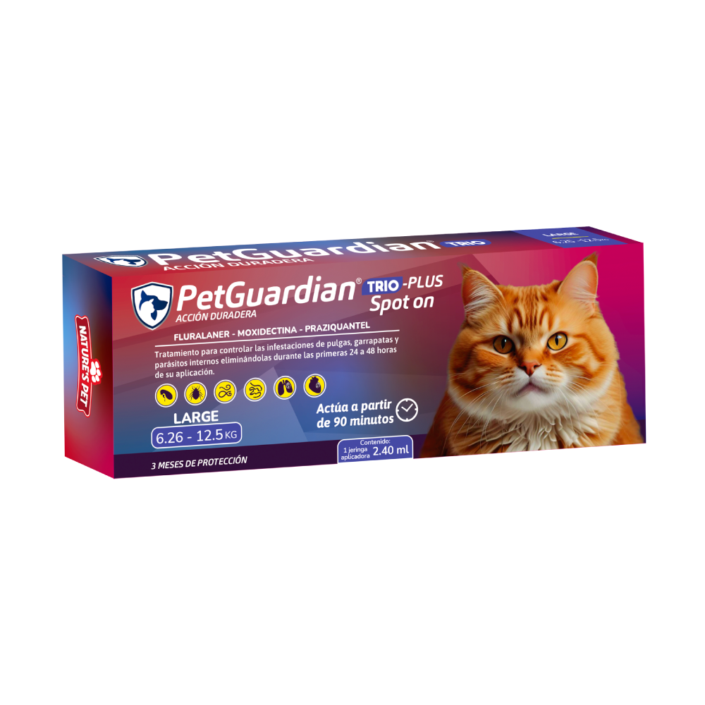 Pet Guardian gatos TRIO PLUS Spot on - Large